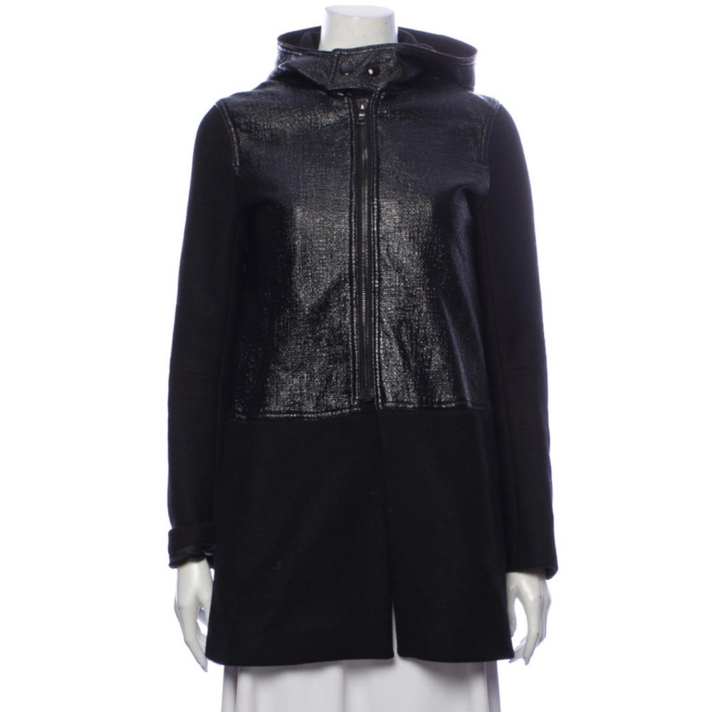 Sandro hooded wool Coat